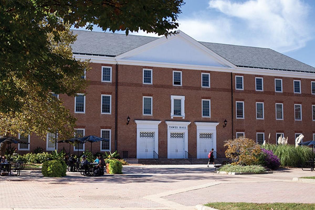 Front of Tawes Hall 